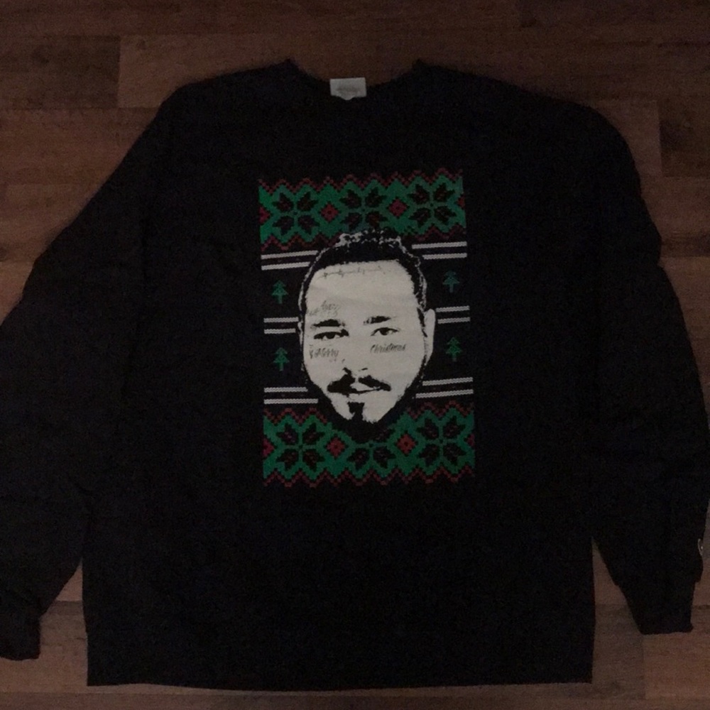 Post Malone Ugly Christmas Sweater